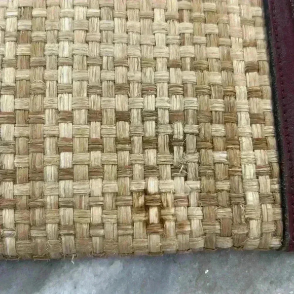 Vintage Etienne Aigner Straw Envelope Clutch - Picture 7 of 7